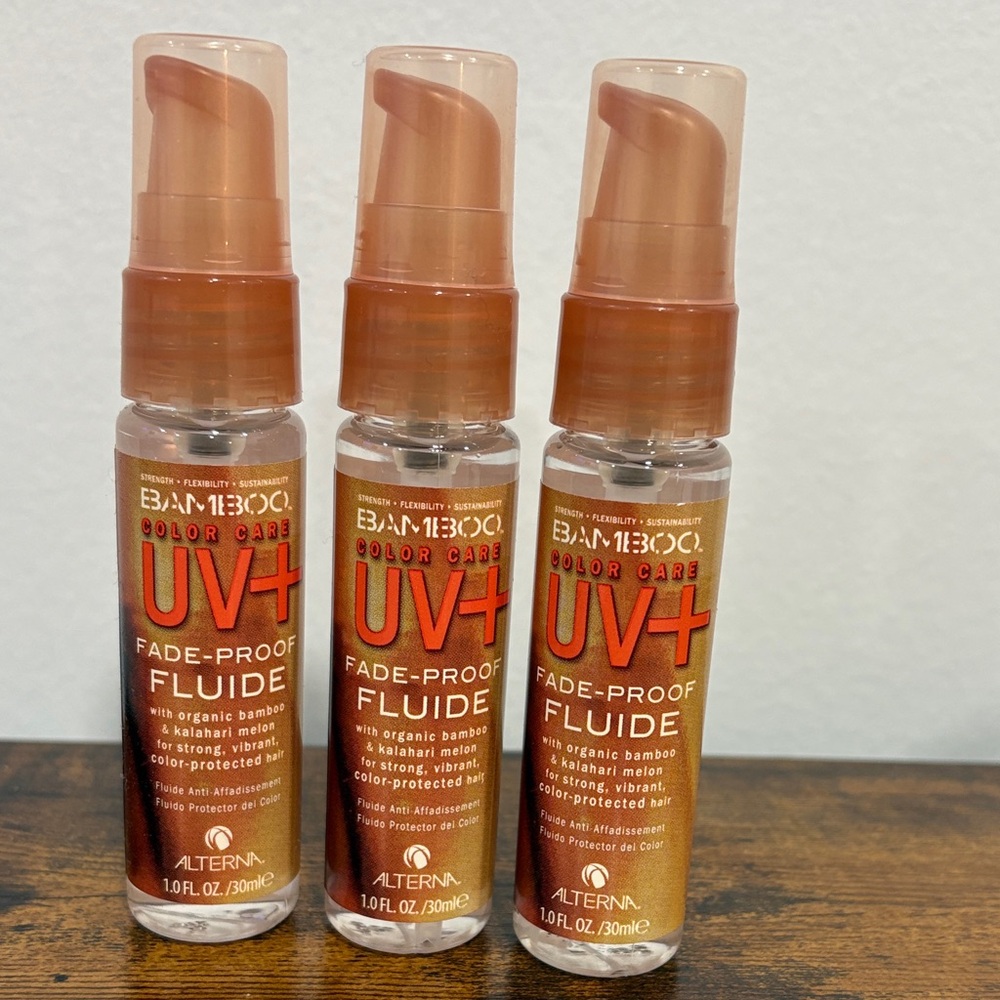 Alterna Bamboo UV+ Fade-Proof Fluide 1oz 3/pack